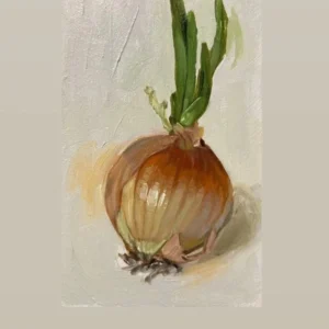 Sprouted Onion 6x10